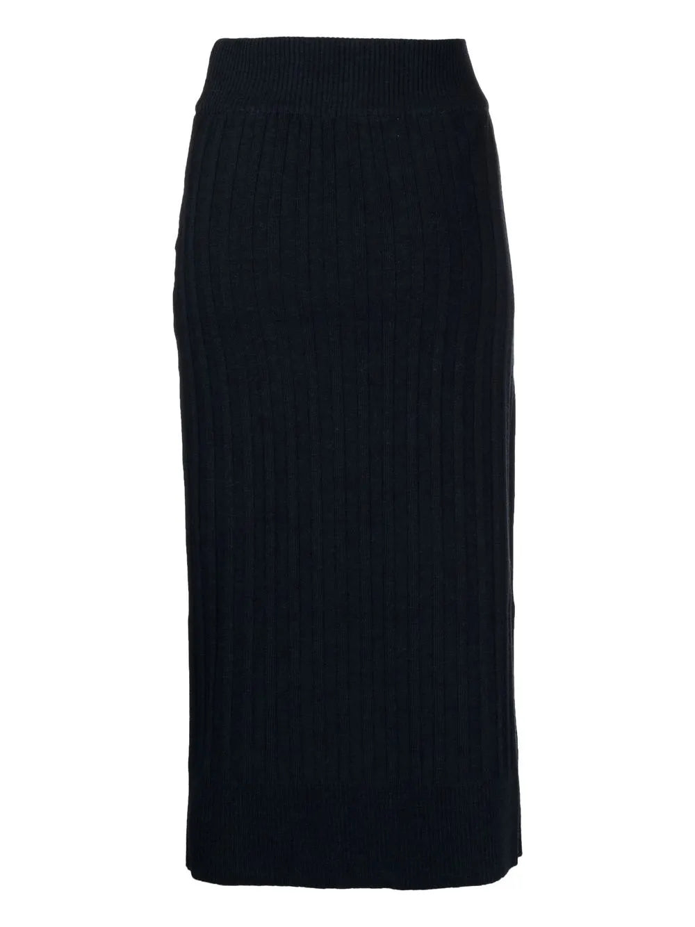 Ribbed-Knit Pencil Skirt
