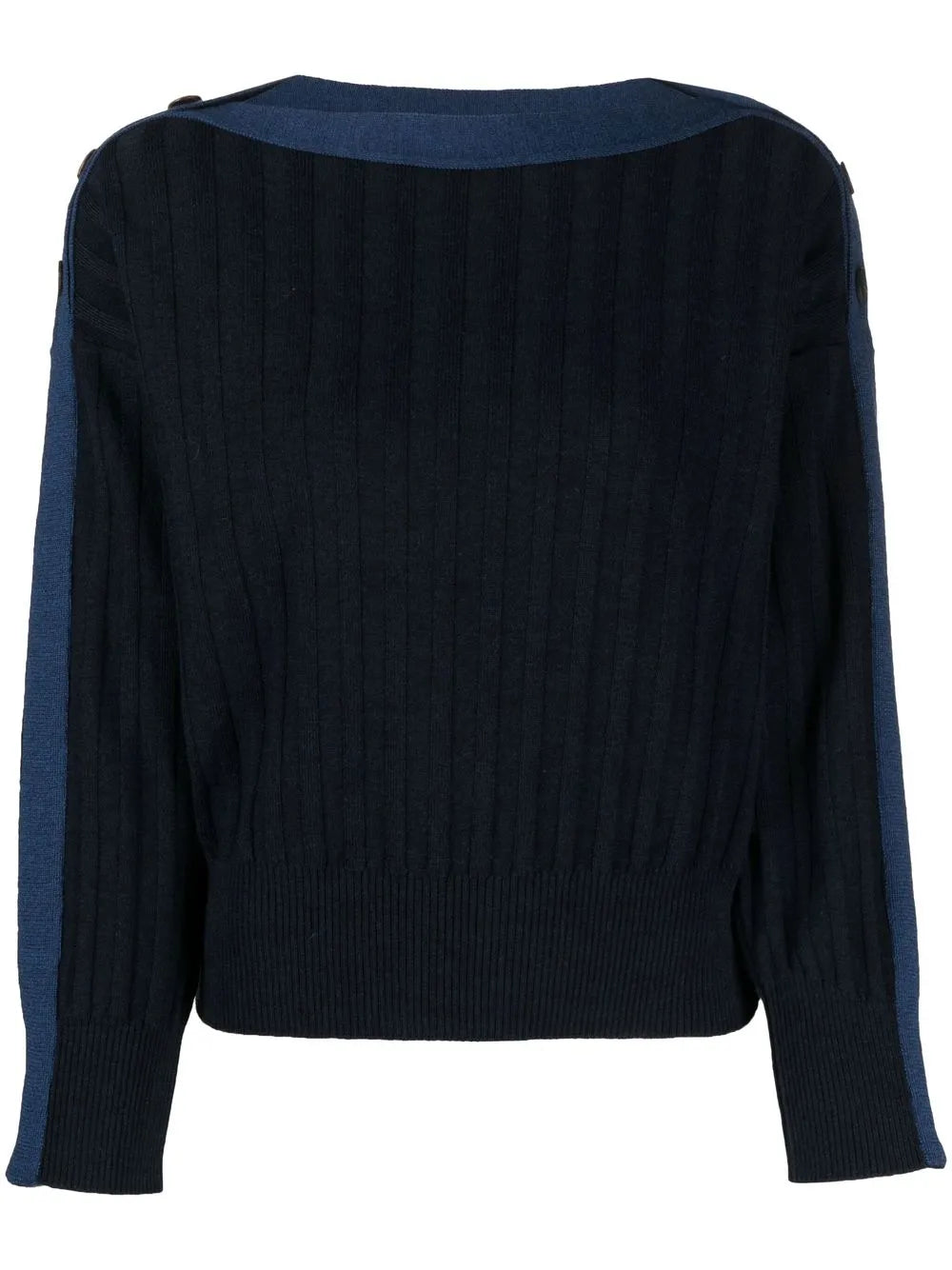 Ribbed-Knit Wool Jumper