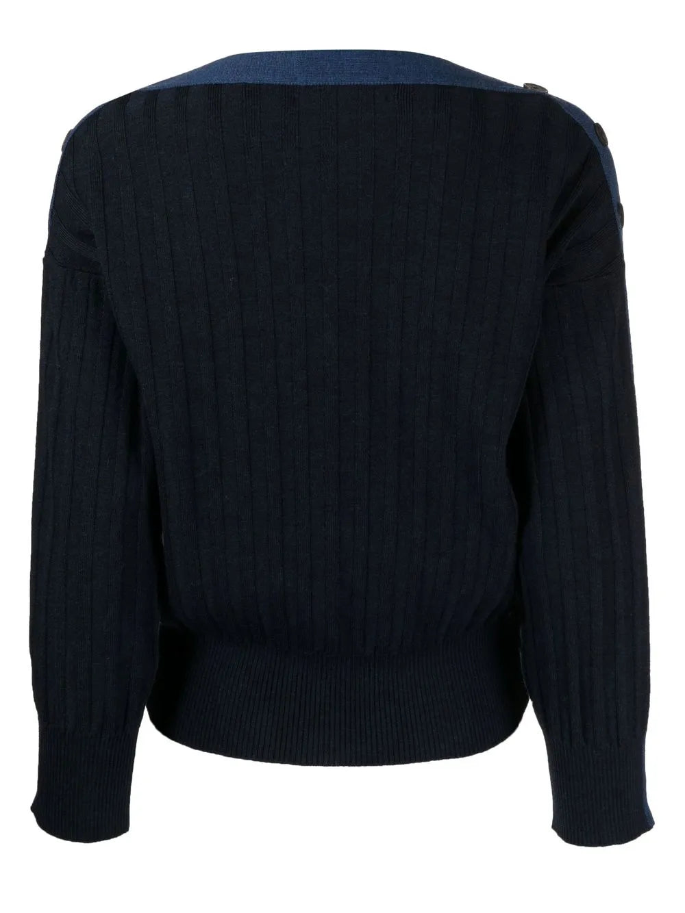 Ribbed-Knit Wool Jumper