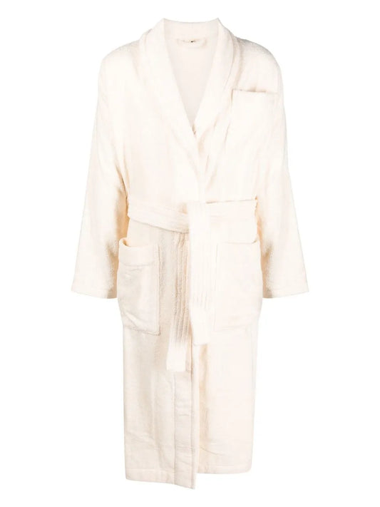 Logo-Patch Belted Robe