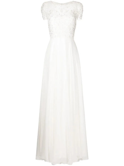 Albertine Crystal-Embellished Gown