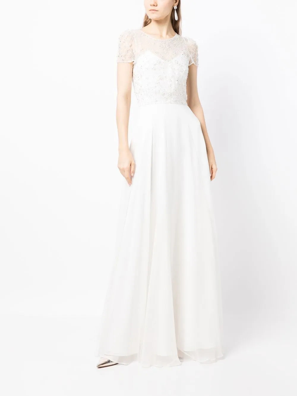 Albertine Crystal-Embellished Gown