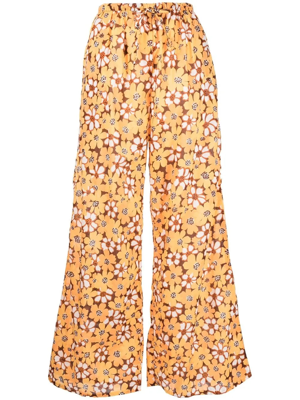 Inez Floral-Print Trousers
