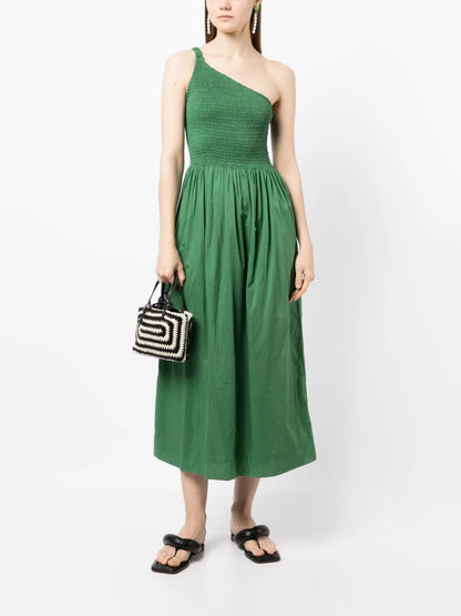 Khalani One-Shoulder Midi-Dress
