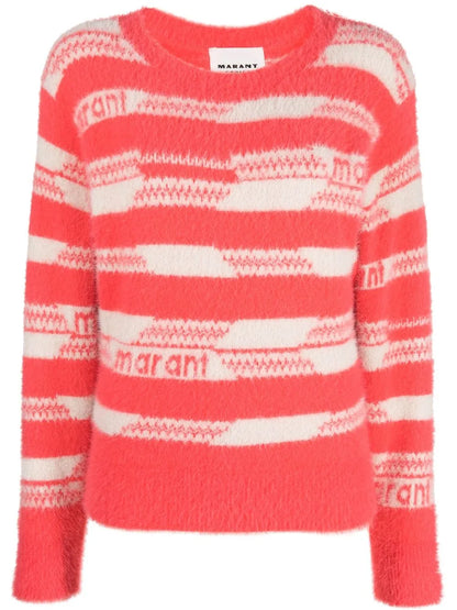 Orson Logo-Print Striped Jumper