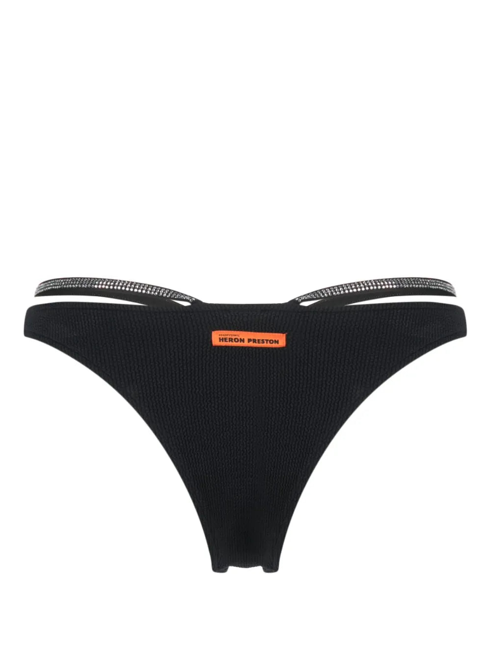 Rhinestone-Tape Bikini Bottoms