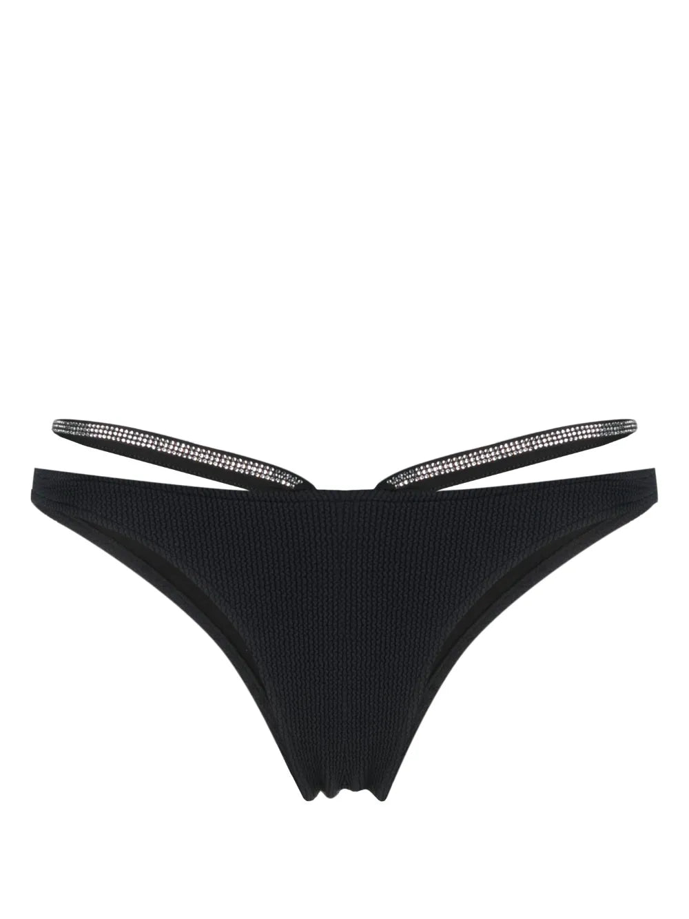 Rhinestone-Tape Bikini Bottoms