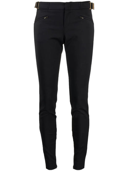 Buckle-Fastening Detail Trousers