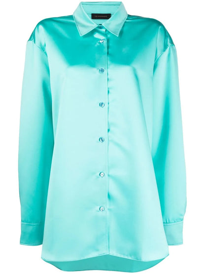 Oversized Satin Shirt