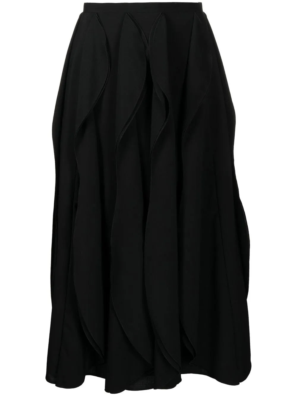 Draped Midi Skirt