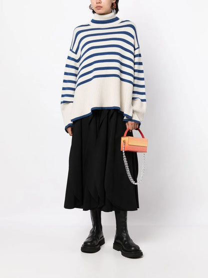 Draped Midi Skirt