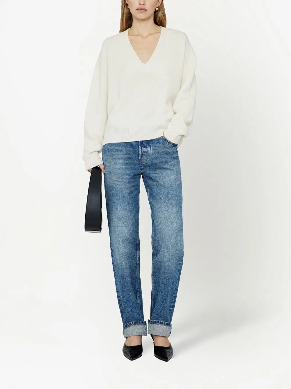 Lee V-Neck Cashmere Jumper