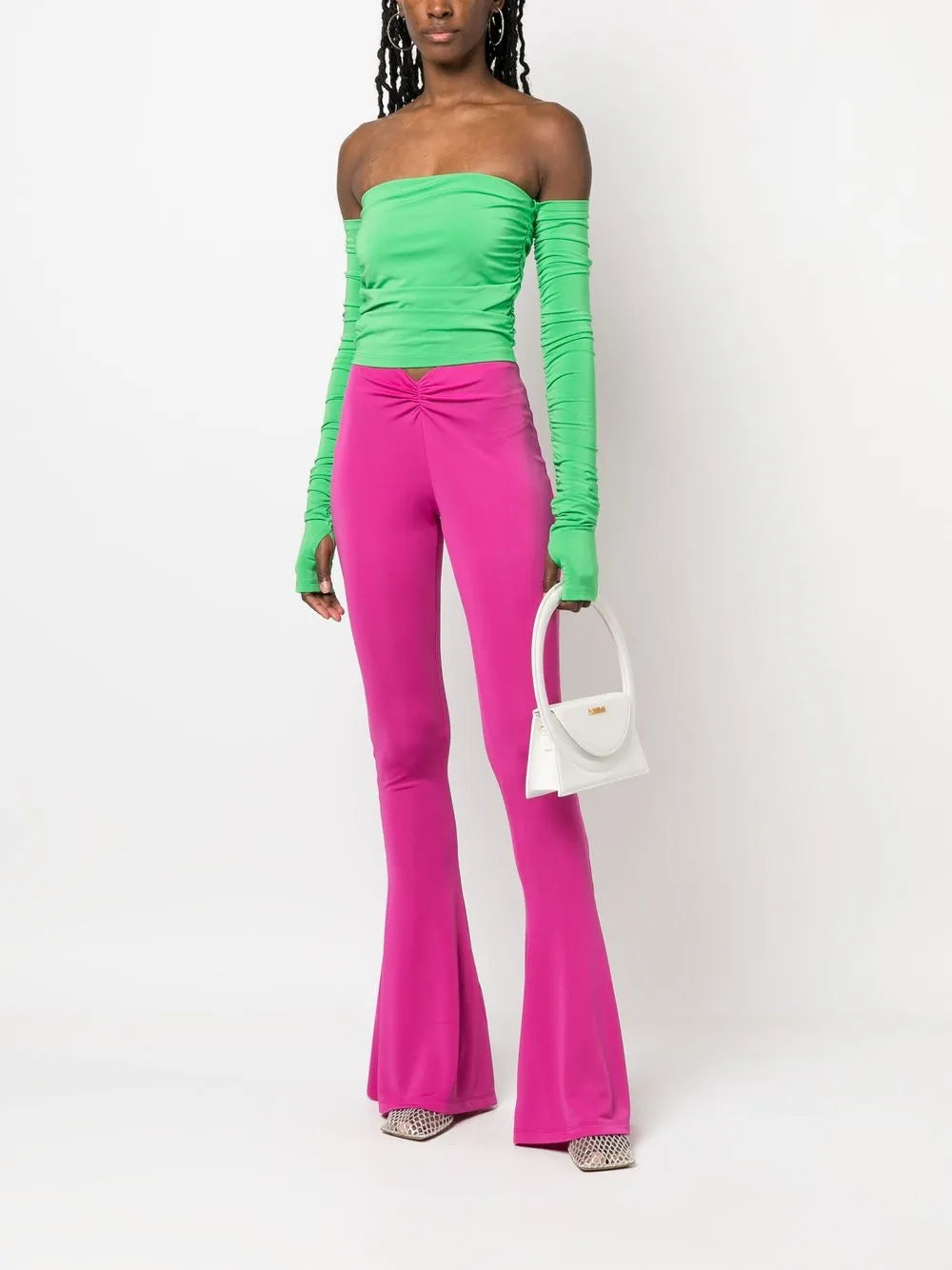 Off-Shoudler Draped Top