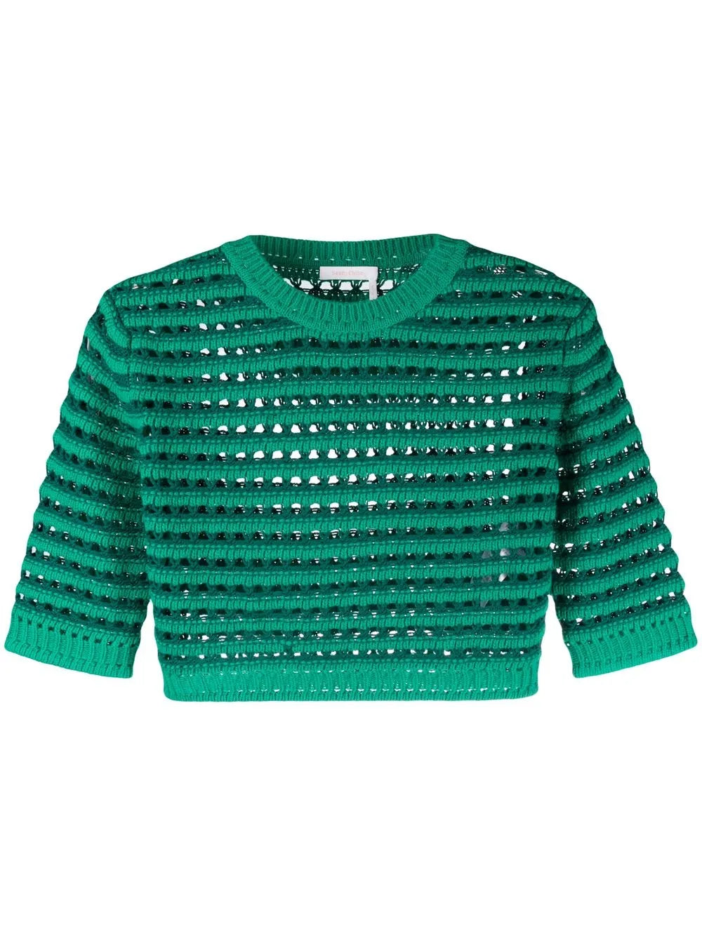 Honeycomb Knit Crop Top