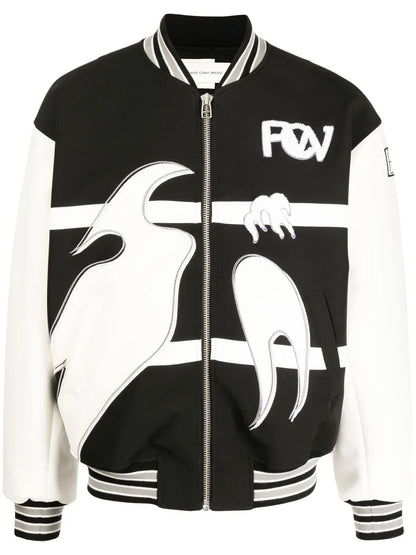 Phoenix Embroidered Bomber Jacket