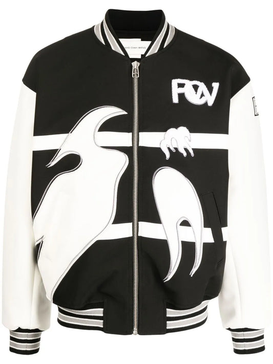 Phoenix Embroidered Bomber Jacket