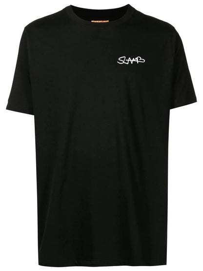 Angel Demon-Print T-Shirt