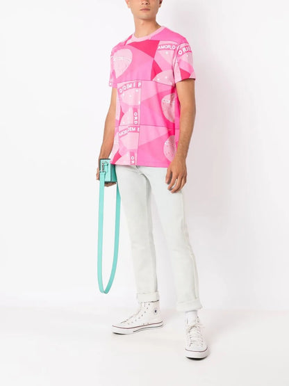 Patchwork Flag-Print T-Shirt