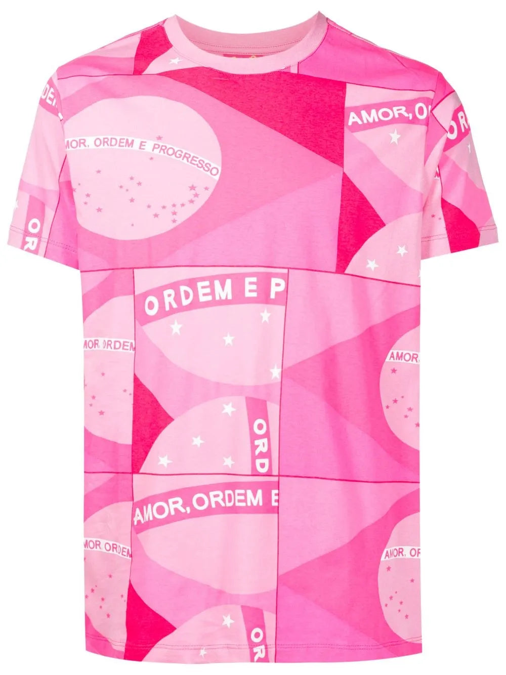 Patchwork Flag-Print T-Shirt