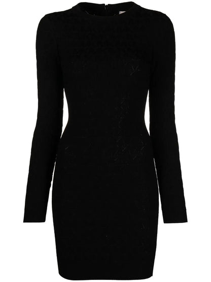 Monogram-Jacquard Mini Dress