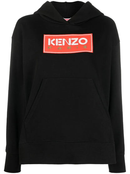 Logo-Print Cotton Hoodie