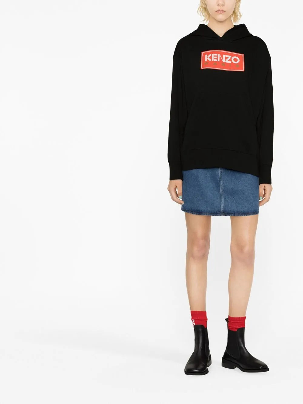 Logo-Print Cotton Hoodie