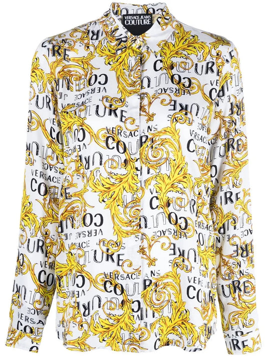 Logo Print Buttoned Shirt