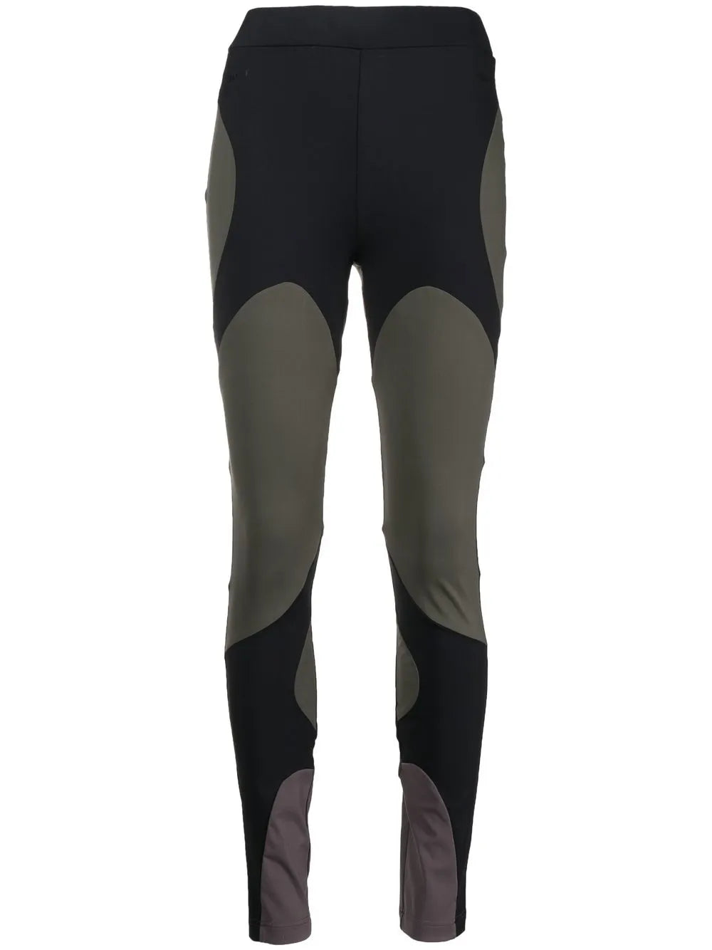 Logo-Print Two-Tone Leggings