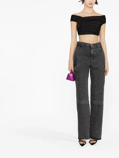 Off-Shoulder Crop Top