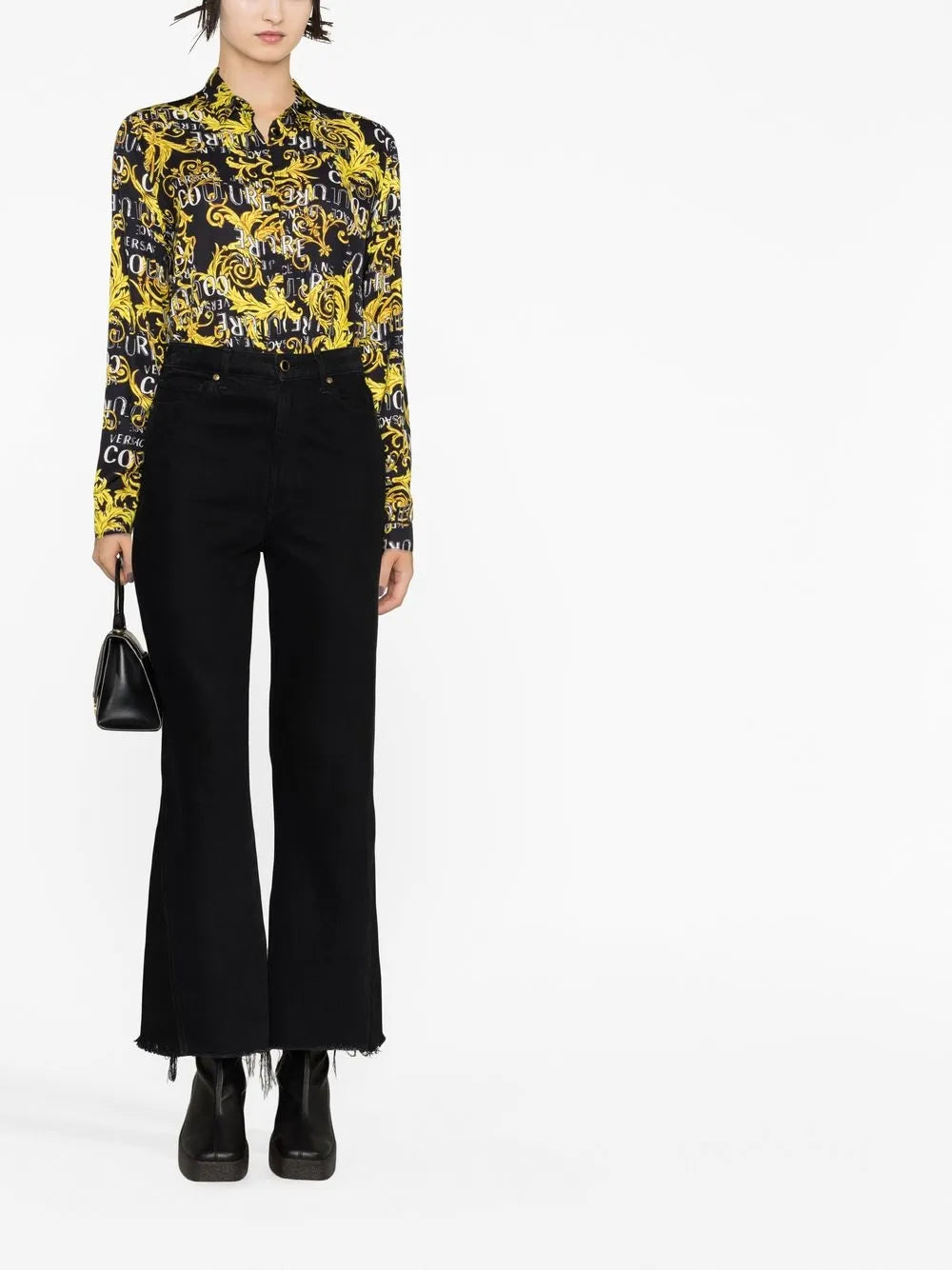 Logo Print Buttoned Shirt