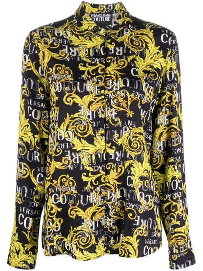 Logo Print Buttoned Shirt