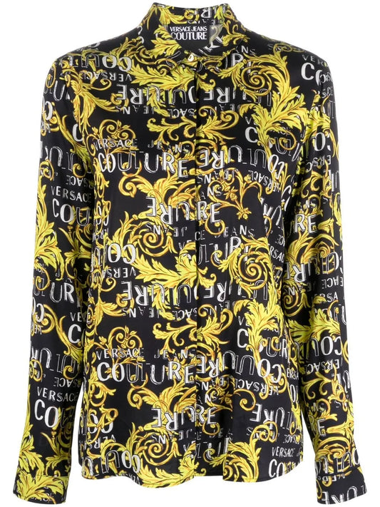 Logo Print Buttoned Shirt