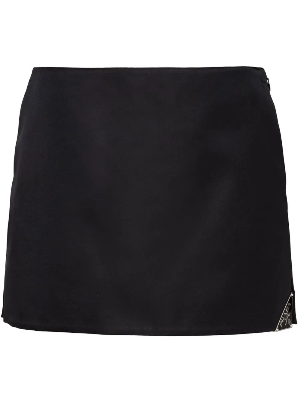 Re-Nylon Triangle-Logo Miniskirt