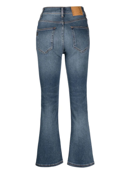 Flared High-Waisted Jeans