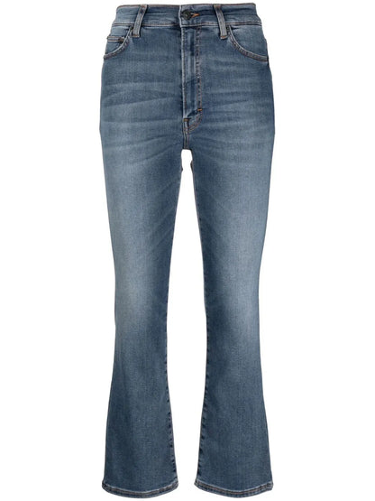 Flared High-Waisted Jeans