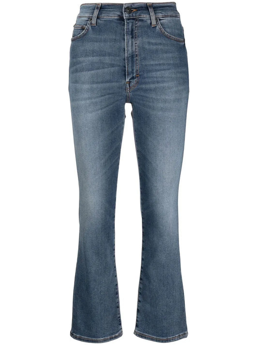 Flared High-Waisted Jeans