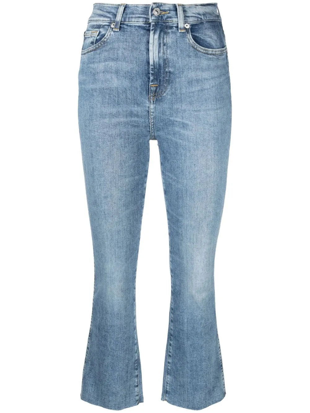 Flared Cropped Jeans