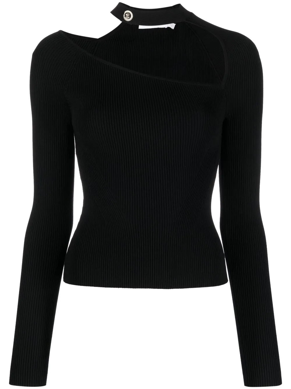 Cut-Out Detail Knitted Top