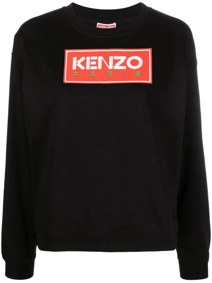 Logo Patch Crew-Neck Sweatshirt