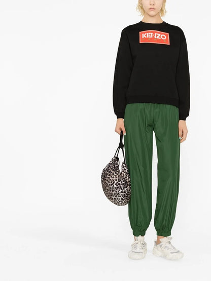 Logo Patch Crew-Neck Sweatshirt