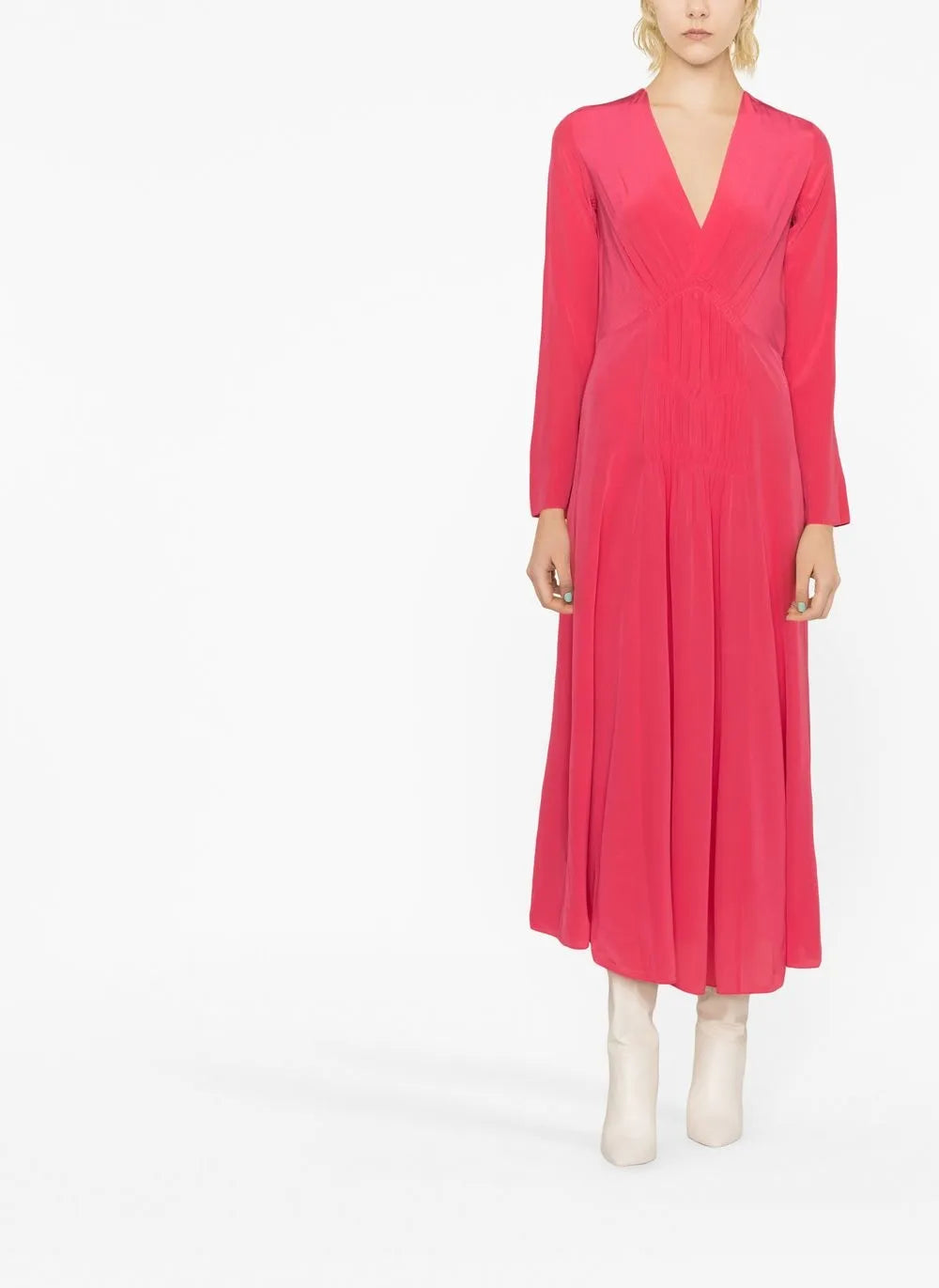 Nemalia Ruched Midi Dress