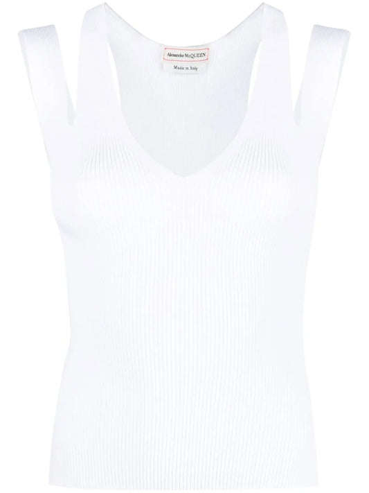 Ribbed-Knit Tank Top