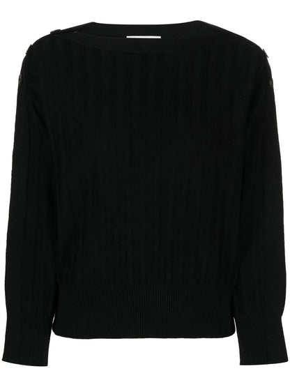 Ribbed-Knit Wool Jumper
