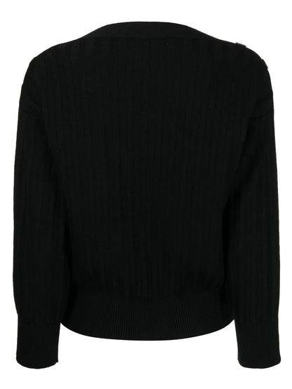 Ribbed-Knit Wool Jumper