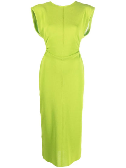 Cut-Out Sleeveless Midi Dress