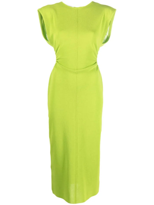 Cut-Out Sleeveless Midi Dress
