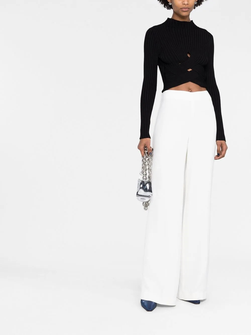 Cut-Out Knitted Jumper