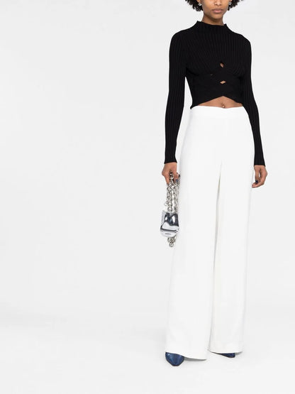 Cut-Out Knitted Jumper