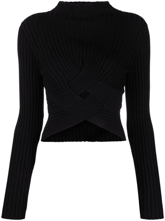 Cut-Out Knitted Jumper