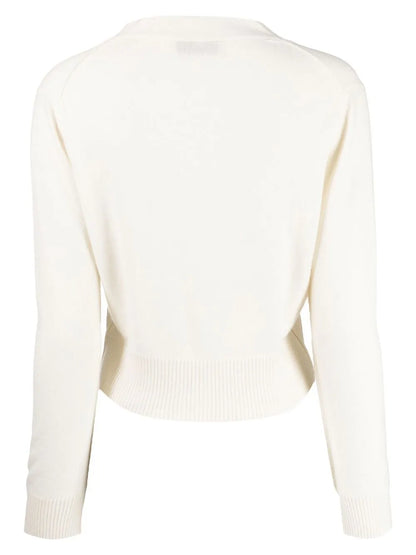 Cropped Button-Up Cardigan